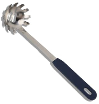 HERCHR Servidor De Pasta De Acero Inoxidable, Cuchara De Espagueti De 12 Pulgadas, Tenedores De Pasta para Servir Cuchara De Pasta, Colador, Servidor De Cuchara De Espagueti