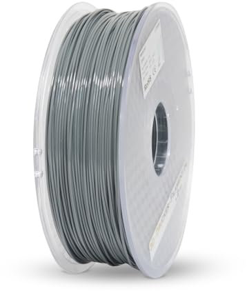 Z3D® ABS 1,75mm GRAU 1kg 3D Drucker Filament - hochwertig, geringe Schrumpfung, stoßfest & formstabil, hitzebeständig, ideal für technische Teile