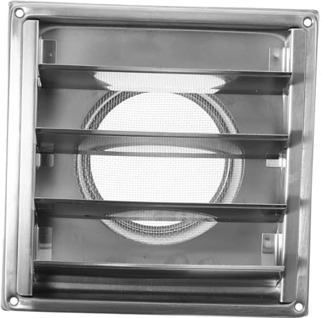 FOYTOKI Edelstahl Lüftungsgitter Abdeckung Für Außenwand Wandlüftungsabdeckung Aus Lüftungskanalgitterabdeckung Für Küche Und Bad