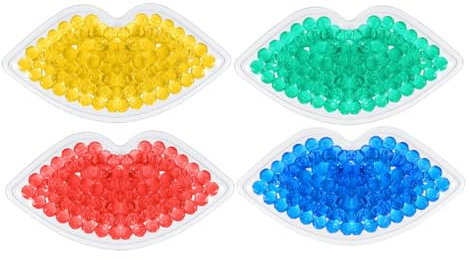 Ipetboom 4stücke Kühlende Gel-packungen Lippenform Wiederverwendbare Augenmasken Zur Reduzierung Von Falten Schwellungen Und Dunklen Ringen Für Müde Augen Und Erfrischung