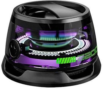 BKELHS Magnetic Bluetooth Speaker,Multifunctional Portable Wireless Waterproof G200 Speaker with Multi RGB Color Light Show-3D Surround Sound Effect,Phone Stand for iPhone, Android, TWS Pairing