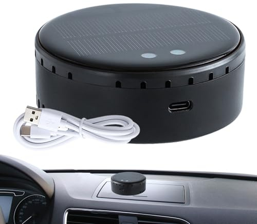 Purificador De Aire Del Coche - Reasignador De Aire Del Purificador Del Coche, Federador De Aire Solar HEPA Purificador Del Coche | Limpieza De Aire Del Coche USB Con Operación Silenciosa, Saneado