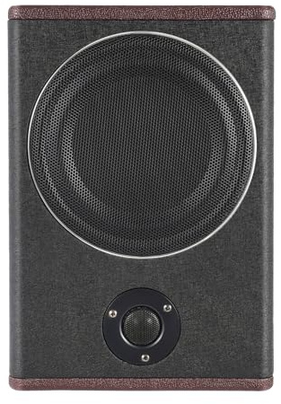 Wulimasun Underseat Subwoofer,8inch 600w Car Under Seat Slim Amplifier Active 12v Subwoofer Audio Bass Box Speaker,Car Audio Speaker for Any Vehicle