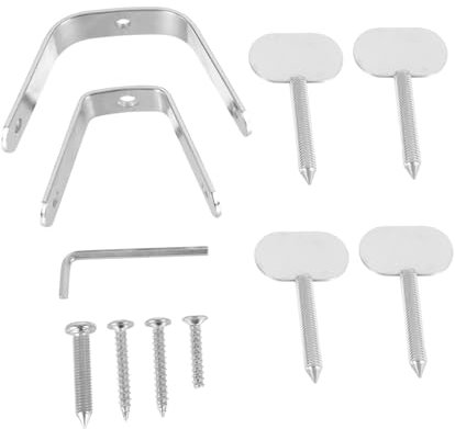 Mikinona Supporto per Prosciutto in Acciaio Resistente Portaprosciutto e Hotel Facile da Installare e Smontare