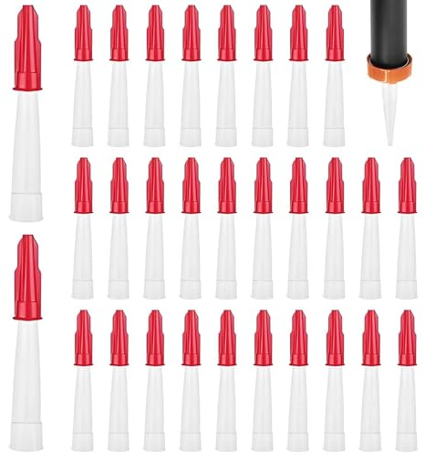 30 beccucci in silicone, punte di ricambio, punte in silicone, ugelli per cartuccia, ugelli in silicone, attrezzi per la casa