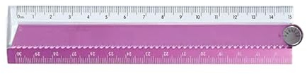 Mehrzweck Lineal Für Kinder Faltbar 15 Cm Gefaltet Auf 30 Cm Verlängert Ergonomisches Kunstharz Aluminium Gerade Messung Für Kinder