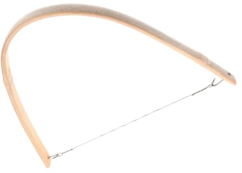 Scie à Chantourner Manuelle en Acier et Bambou, Forme Arc