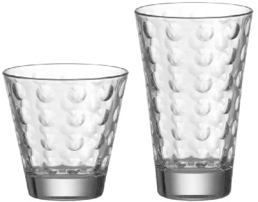 Leonardo 35245 Optic Set de 12 Verres Whisky / Long Drink