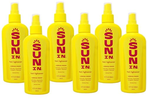 Sun-In Hair Lightener, Lemon 4.7 fl oz (Pack of 6)
