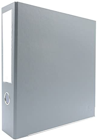 Bindertek 3-Ring Premium Binder - Light Gray, 3 Spine Width, 525 Sheet Capacity, 2 D-Rings, Linen-Textured Covers, Steel Reinforced Edges, Spine Label Included