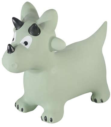 Kindsgut Animal Sauteur pour Enfants, Couleurs discrètes et Modernes, détails soignés, Pompe à air Incluse, Dino