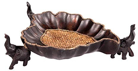 Générique Home Big Wrist Dried Fruit Dish Candy Dish Fruit Stand Simple Living Room Fruit Plate Snack Seeds Snack Shop Durable Fruit Basket Fresh Fruit Plate Decorative Hotel Retro Soup Bowl