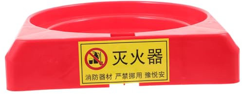 Hemobllo Fire Extinguisher Floor Stand Holder for Car Trunk Powder Fire Extinguisher Base Bright Color Design Compact and Practical Storage for Safety Equipment