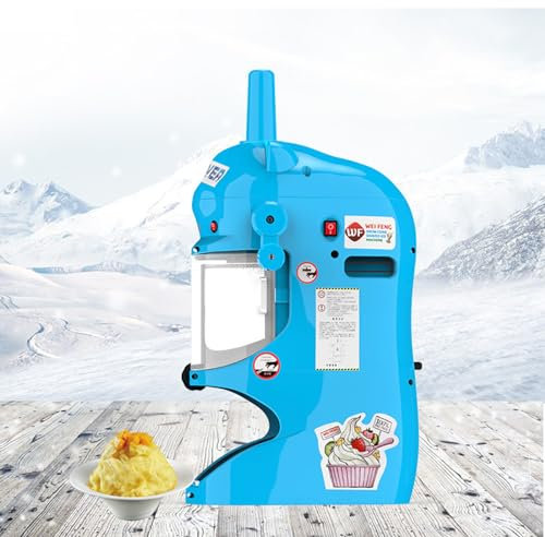 MQL-HDX Snow Cone Machine Ice Shaver Planer Electric Block Ice Crusher Snowflake Shaved Ice Machine 220V.,C
