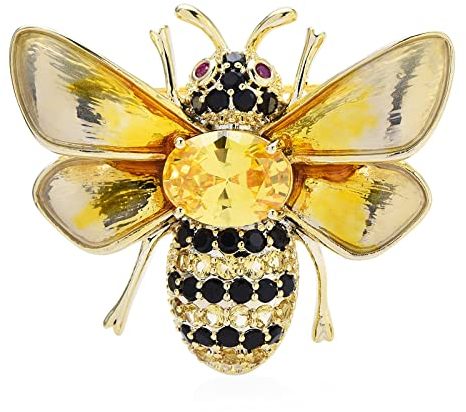 Épinglette de mariage bijoux abeille broches for femmes hommes zircone insectes bureau fête broche broches cadeaux broches