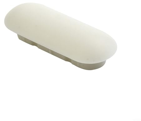 Lastdaytime Cuscino per sedile del WC, paracolpi per sedile del WC, copertura superiore, colore bianco, accessori per paraurti (10 cuscini per sedile)