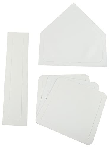 BELLIFFY 5pcs Base Bag Rubber Baseball Court Pitcher Plate Thrown down Baseball Base for Pitcher Plate and Equipment