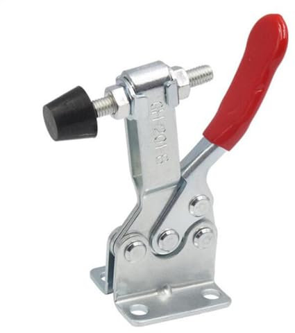 Morsetto a levetta | Morsetto orizzontale rosso | Morsetto a levetta antiscivolo | Morsetto a levetta | 201B Capacità di tenuta di 89,8 kg per saldatura per lavorazione del legno a macchina