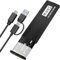 Boîtier SSD M.2 NVMe, 10 Gbps Adaptateur M.2 USB C 3.2 Gen 2, Boîtier SSD avec Câble 2 en 1, pour NVMe PCIe M-Key/M+B Key, Externe Aluminium pour NVME 2230/2242/2260/2280