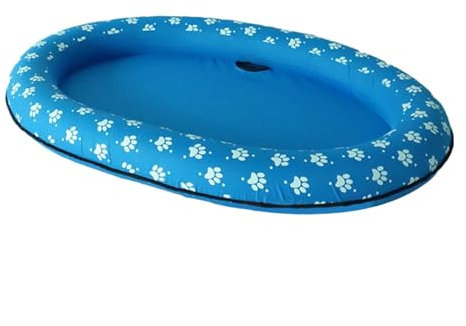 Float für Hunde – großer Pool, rund, Vlotwembad | Schwimmflosse für Hunde, Schwimmbad, aufblasbar, Luftfahrt, Schwimmbad, Reihe, Strandbett, aufblasbar, für Hunde