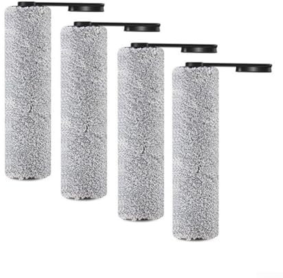 Volakebeing Set di 4 aspirapolvere a secco e bagnato senza fili, plastica grigia, facile da installare, prestazioni migliorate
