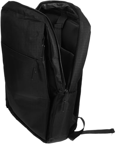 CATIEBYE Zaino per Laptop da Uomo Oxford Nero con Porta di Ricarica Usb, Resistente All'usura per Uso Outdoor e Professionale