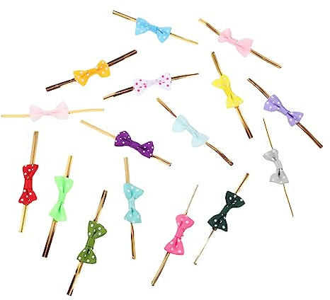 GANAZONO 100stücke Lollipop-schleifenbänder Zum Verpacken Schleifen Zum Verschließen Von Beuteln Diy-lollipop-schleifen Für Geschenke Bastelarbeiten Und Partydekoration Aus Polyester Mit We