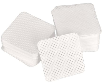 OUNONA 170stücke Baumwoll Wattepads zum Entfernen von Nagellack Nagelgel und Nagelölreste Hautfreundlich Sicher für Augen und Hautbereiche
