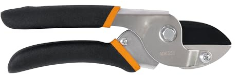 Fiskars Anvil Pruner, 5/8-Inch Cut Capacity Branch Cutter with Power-Lever Technology That Provides More Cutting Power, Best for Dry, Dead Stems and Small Branches