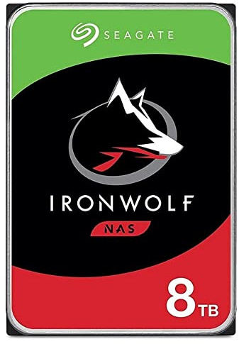 Seagate IronWolf 8TB Interne Disco Duro 8.9cm (3.5 Zoll) SATA III ST8000VN004 Bulk