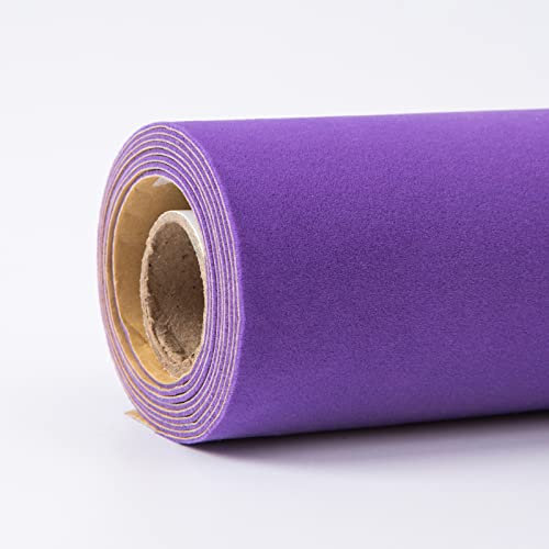 HARICSET 150 cm Breit Bastelfilz Selbstklebend Kinder Vliesstoff Stoff Filzplatten zum Filzuntersetzer Basteln Nähen DIY Patchwork(Size:1.5 * 0.5m,Color:Violett)