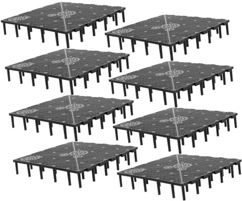 minkissy 20st Aquarium Bodenplatte Filterplatte Aquarium Soil Rasengitter Trennwand Fleischfressende Pflanzen Erde Kaninchen Buddelschutz Bodenfiltersystem Unter Filter Filtergitter
