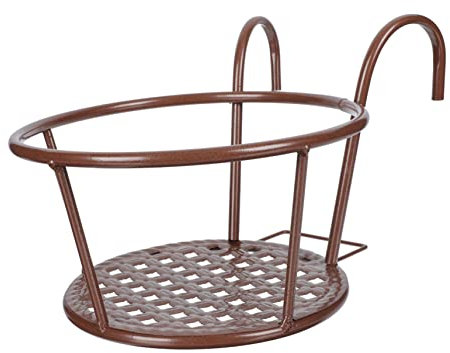 Toddmomy 1pièce Support De Forgé pour Balcon Étagère à Plantes Décoration pour Jardinière Et Facile à Nettoyer Antique