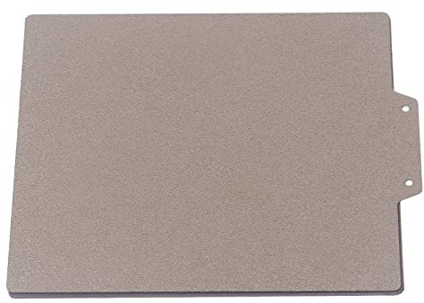 TeamSky 3D-Drucker-Bauplatte Mit Aufgesprühtem Magnetischem Federstahl, Flexible Druckplattform, Gehärtete Bauplatte Mit 150 X 150 Mm Doppelseitigem PEI-Pulver