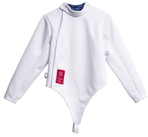 DJJYCTNM Fencing Jacket for Children Adult, 350N Fencing Equipment Protective Suit, Foil/Epee/Sabre Fencing Suit (Color : Left hand, Size : 48#)
