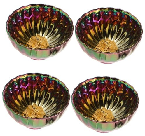 MAGICLULU 4 Stück Pfauen-Teetasse keramik becher tasse Teetasse aus Keramik Chinesische Kung Fu Tee Tasse japanische Tasse zur Teeverkostung Teebehälter Küche