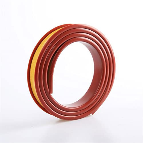 Flexible, selbstklebende U-Kanal-Kantenverkleidung, TPE-Formteil für Schrank, Sperrholz, Tischkantenschutz, Braun, 12 mm, 6 m