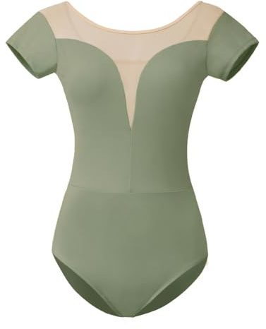 ROYAL SMEELA Body donna danza classica body ballerina danza classica adulto body danza manica corta donna body ballo donna body da balletto body di danza classica per le donne body di ginnastica