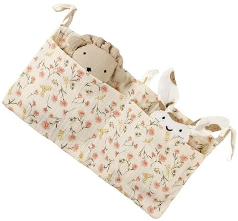 Aufbewahrungstasche für Babybett, Organizer für Babybett, Nachttisch-Organizer, 2 Taschen, Zubehör für Kinderbetten, Schlafsaal, Bett-Etagenbett, Organisationstasche für Milchflaschen