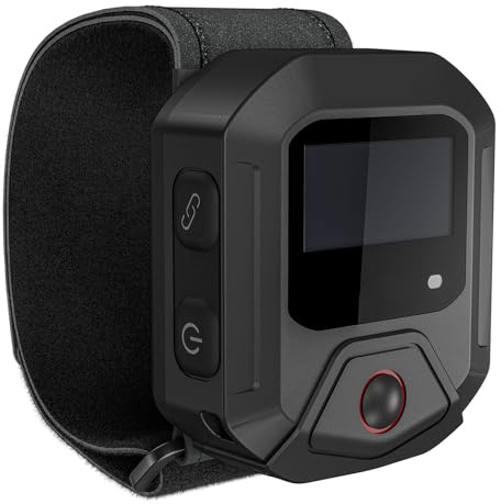 Goshyda Télécommande GPS pour Caméra Insta X5 X4 X3 Go 3S ONE X2, avec Dragonne, Portée de 25 M, Accessoires D'action Intelligents, Idéal pour les Sports de Plein Air