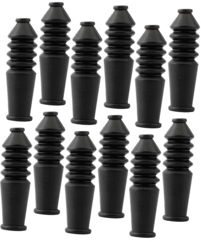 Healifty 12pcs Rubber Brake Line Accessories Sleeve for Mountain Folding Bikes Clutch Cable Protection Cover Friction-reducing Brake Hose Sleeve Dirt-resistant Cable Protector