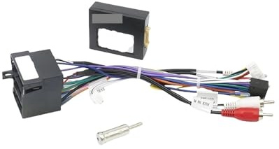 Canbus-Box-Decoder, 16-polig, Auto-Android-Kabelbaum, kompatibel mit Fiat Doblo Punto Uno 500 Lancia Delta, ISO-Kabeladapter(Cable Canbus)