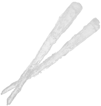 BESPORTBLE Christmas Tree Ornaments, Realistic Resin Icicle Decorations 2pcs Hanging Icicles with High Optical Quality for Winter Scene Creation and Holiday Crafts