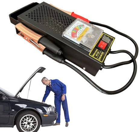 Batterieprüfer Und Tester,12V Diagnosegerät Für Schwere Einsätze Und Hohe Belastung,Batterie und Lichtmaschinen Tester | für Rasenmäher Wohnmobile Motorräder ATVs Boote Fahrzeuge Batterie Ladezustands
