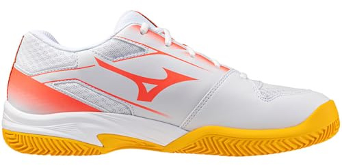 Mizuno Break Shot 5 Clay Court vit/blå/fluor gul unisex 61 gc2525