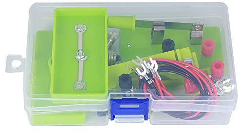 LiebeWH Kit de Circuito Paralelo de la Serie Stem Toys, Kits de Ciencia para Niños de 8 a 12 Años con 4 Bombillas y 6 Cables, Juego de Construcción Educativo para Aprender Proyectos de Física e