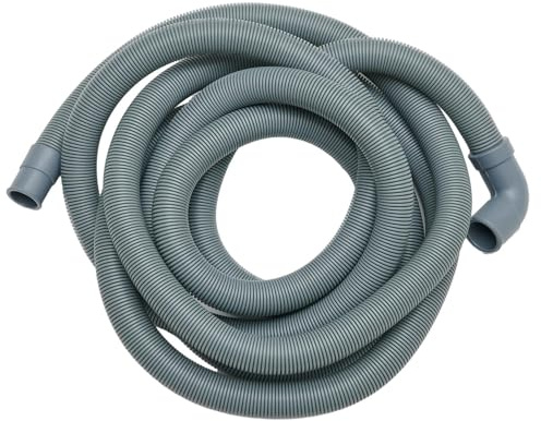 JoyousMall Extra Long Washing Machine Drain Hose 4m, PP Waste Pipe Extension for Dishwasher, Fit 20-23mm Outlet and Elbow Connections