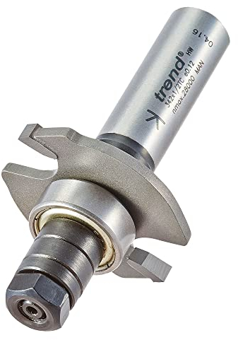Trend Professional Biscuit Jointer Set Router Cutter Bit, 1/2 Inch Shank, 40mm Cut Diameter, 4mm Cut Length, Biscuit Sizes No.0, 10 & 20, 342X1/2TC