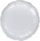 Silver Round Foil Balloons (Uninflated)