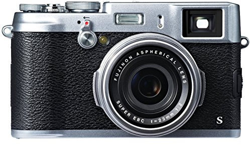 Fujifilm X100S Fotocamera Digitale 16 Megapixel, Sensore APS-C X-Trans CMOS II, Obiettivo 35 mm, F/2.0, Mirino Ibrido, Otturatore Centrale, Garanzia Italiana, colore: Argento